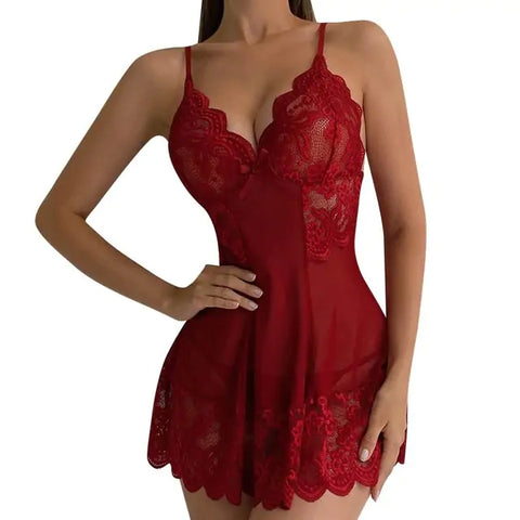 Miss Velva Floral Lace Night Dress – Playful & Sexy Lingerie